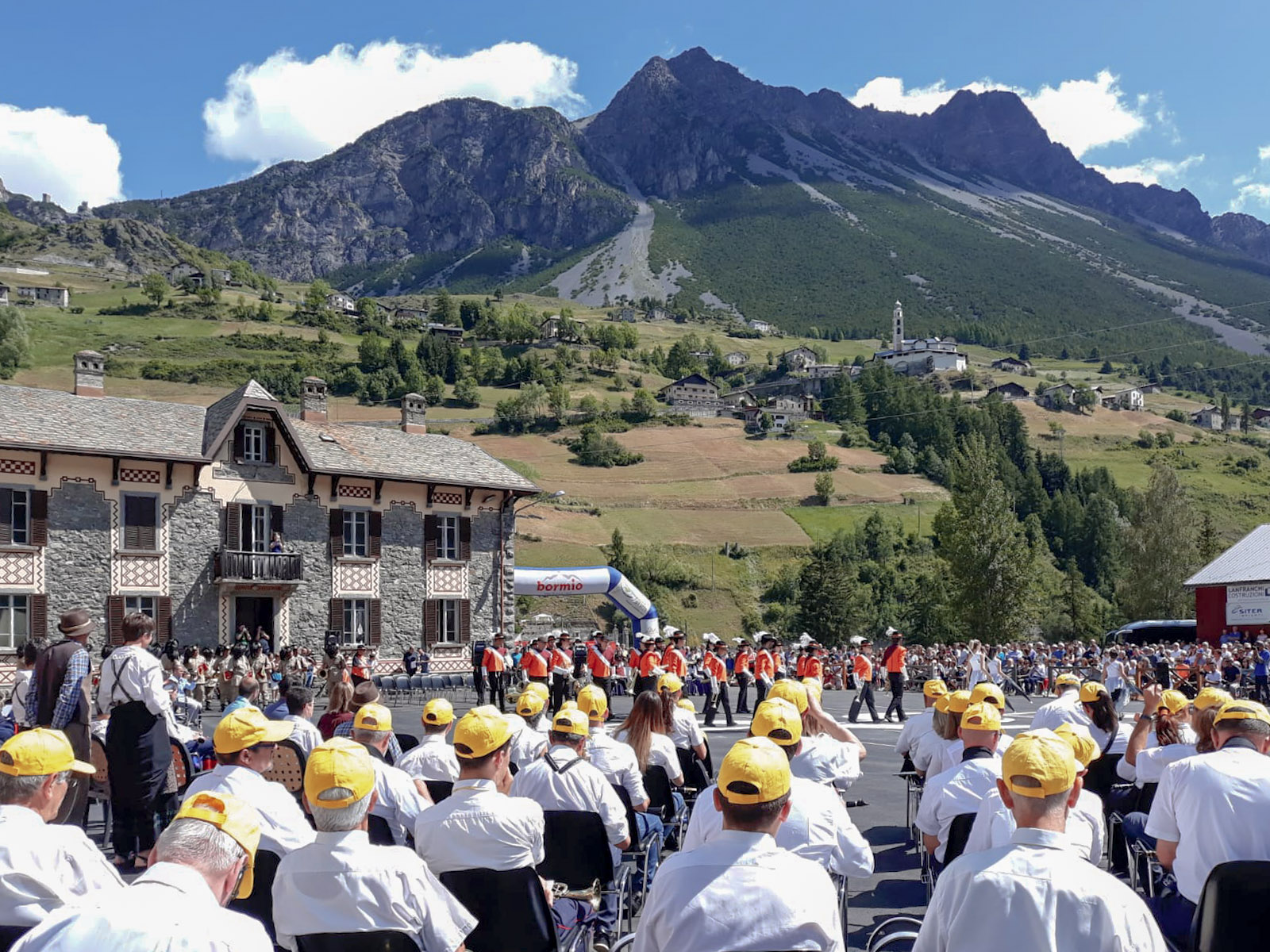 La Banda di Turbigo durante una trasferta